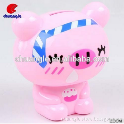 Kids Plastic Money Box , OEM Soft PVC Saving Bank , Vinyl Coin Bank